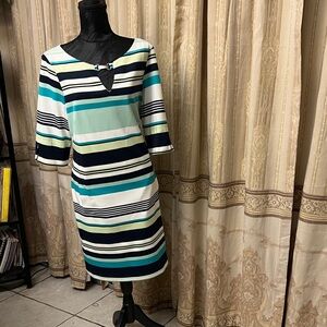 Jessica Howard Multicolor Striped Dress